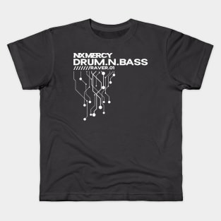 Raver 01: Drum And Bass Kids T-Shirt